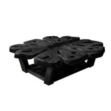 Monstera Live Edge Solid Wood Coffee Table Black - Timberustic Coffee Table