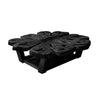 Monstera Live Edge Solid Wood Coffee Table Black - Timberustic Coffee Table
