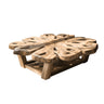 Monstera Live Edge Solid Wood Coffee Table Natural Oak - Timberustic Coffee Table