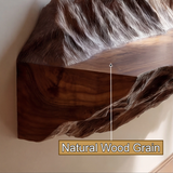 Montara Sculpted Solid Wood Mountain Live Edge Floating Shelf SPA253423 - Timberustic Floating Shelf