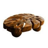 Monthera Live Edge Solid Wood Coffee Table Brown - Timberustic Coffee Table