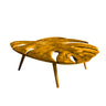 Monvera Live Edge Solid Wood Coffee Table Teak - Timberustic Coffee Table