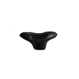 Morva Sculpted Solid Wood Mushroom Floating Shelf Black - Timberustic Floating Shelf