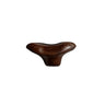 Morva Sculpted Solid Wood Mushroom Floating Shelf Dark Walnut - Timberustic Floating Shelf