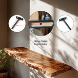 Morvane Live Edge Solid Wood Floating Shelf SPA741365 - Timberustic Floating Shelf