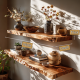 Morvane Live Edge Solid Wood Floating Shelf SPA741365 - Timberustic Floating Shelf