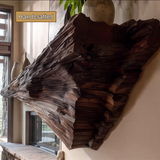 Morvek Sculpted Handcrafted Fireplace Mantel Shelf SPA254312