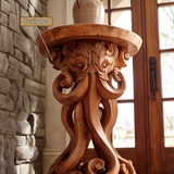 Morvessa Handcrafted Octopus Pedestal Stand - Timberustic Pedestal Stand