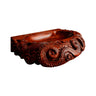 Morveth Octopus Form Handcarved Solid Wood Vessel Sink Mahogany - Timberustic Vessel Sinks