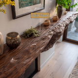 Morveth Sculpted Handcrafted Fireplace Mantel Shelf SPA902492
