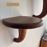 Morvyn Mushroom Solid Wood Floating Shelf SPA548239 - Timberustic Floating Shelf