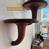 Morvyn Mushroom Solid Wood Floating Shelf SPA548239 - Timberustic Floating Shelf