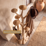 Mosshollow Handcrafted Sculpted Solid Wood Tree Coat Rack - Timberustic Tree Coat Rack