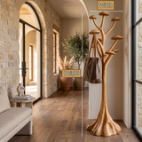 Mosshollow Handcrafted Sculpted Solid Wood Tree Coat Rack - Timberustic Tree Coat Rack