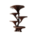 Mycelia Handcrafted Natural Hardwood Mushroom Bookshelf