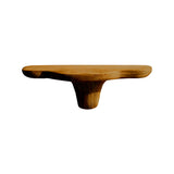 Mycelia Organic Wood Live Edge Mushroom Floating Shelf