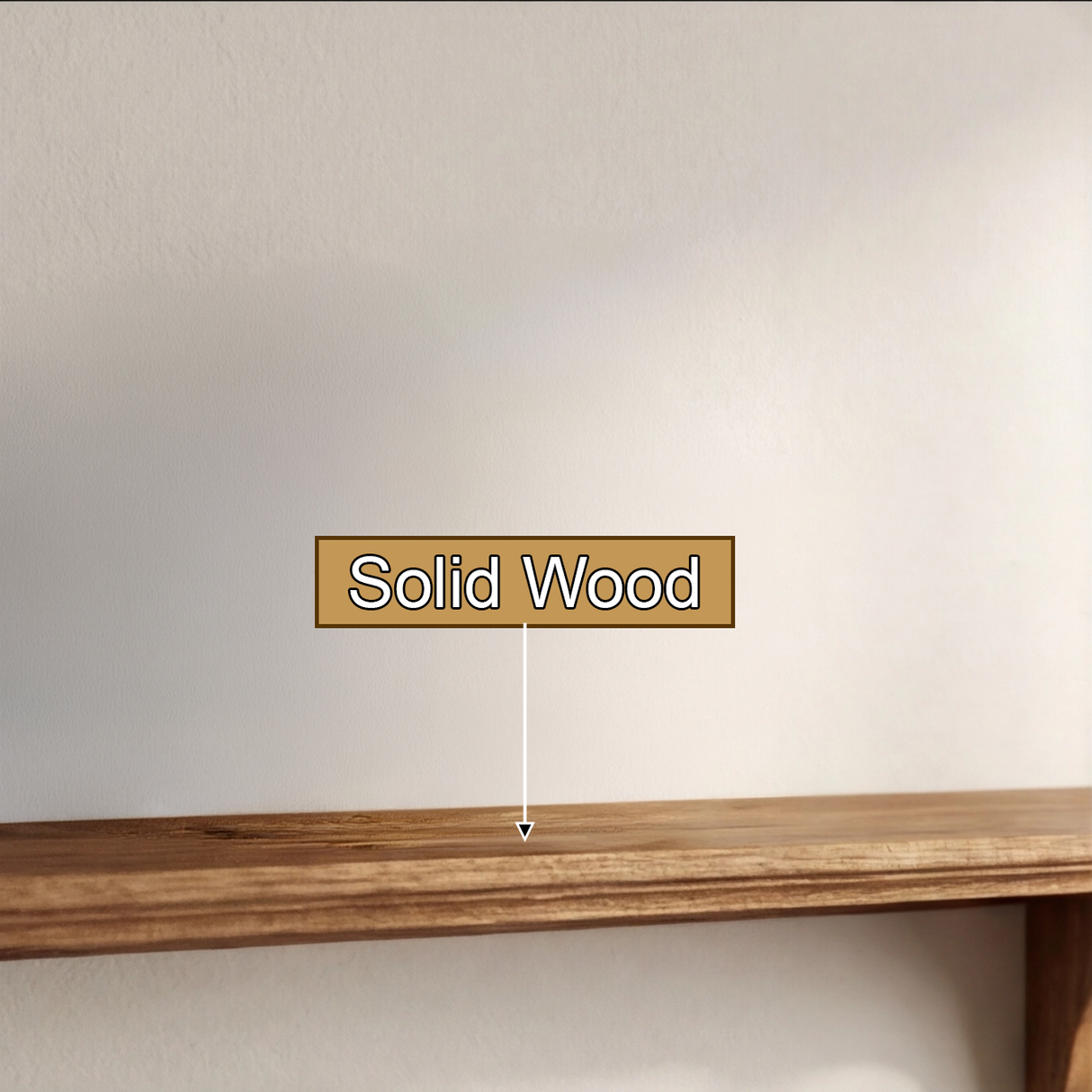 Mycelia Organic Wood Live Edge Mushroom Floating Shelf - Timberustic Floating Shelf