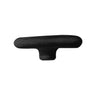 Mycelora Sculpted Solid Wood Mushroom Floating Shelf Black - Timberustic Floating Shelf