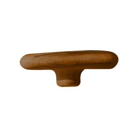 Mycelora Sculpted Solid Wood Mushroom Floating Shelf Brown - Timberustic Floating Shelf