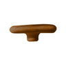 Mycelora Sculpted Solid Wood Mushroom Floating Shelf Brown - Timberustic Floating Shelf