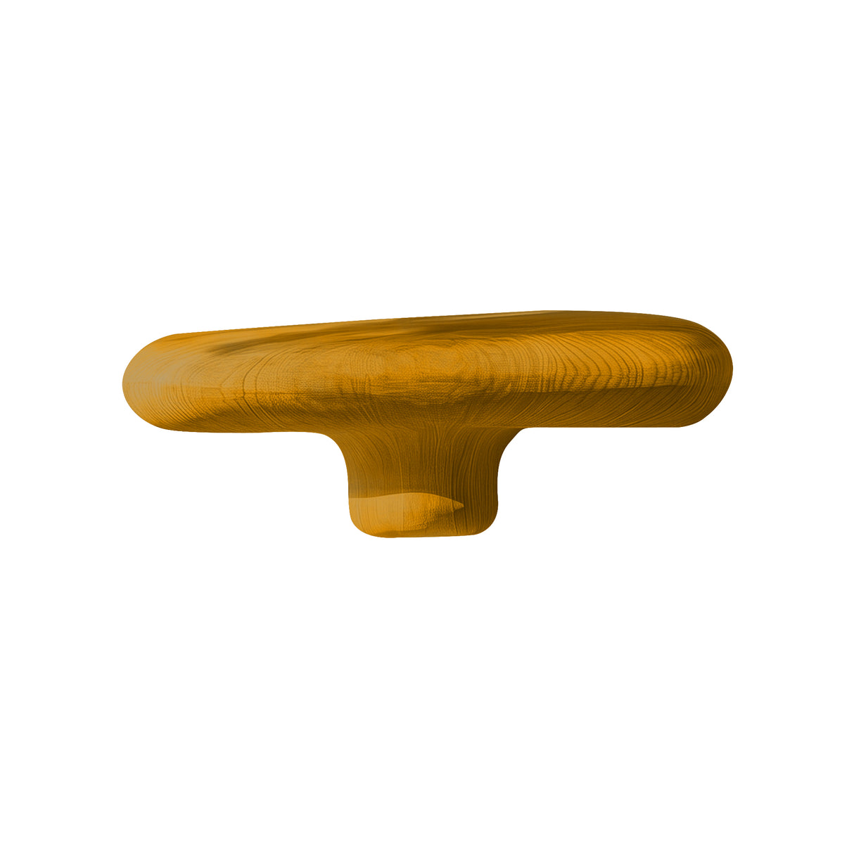 Mycelora Sculpted Solid Wood Mushroom Floating Shelf Teak - Timberustic Floating Shelf