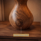 Mycelora Sculpted Solid Wood Table Lamp SPA354363 - Timberustic Table Lamp