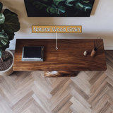 Mydrath Sculpted Solid Wood Console Table - Timberustic Console Table