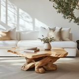 Myradon Sculpted Solid Wood Coffee Table SPA267835 - Timberustic Coffee Table