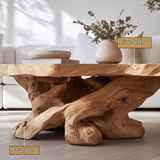 Myradon Sculpted Solid Wood Coffee Table SPA267835 - Timberustic Coffee Table