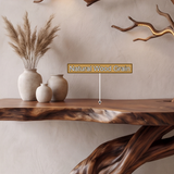 Myraketh Sculpted Solid Wood Console Table