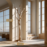 Myrenth Sculpted Solid Wood Tree Coat Rack - Timberustic Tree Coat Rack