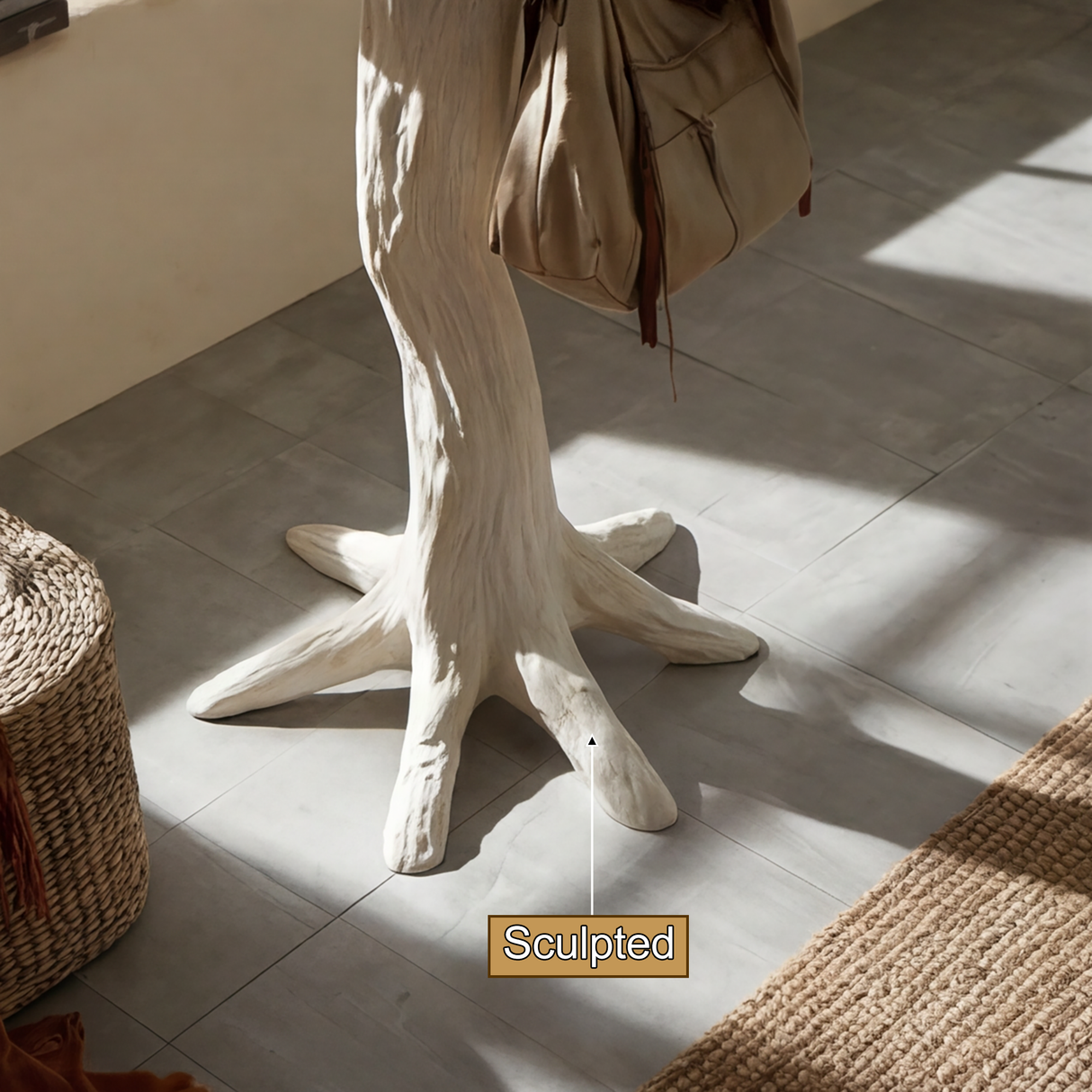Myrrenwood Sculpted Solid Wood Tree Coat Rack - Timberustic Tree Coat Rack