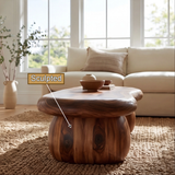 Mystrava Sculpted Solid Wood Coffee Table - Timberustic Coffee Table