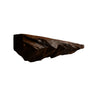 Mystraven Hand-Carved Solid Wood Fireplace Mantel Shelf Dark Walnut - Timberustic Fireplace Mantel Shelf