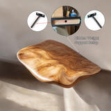 Mytherra Live Edge Solid Wood Mushroom Floating Shelf SPA353852 - Timberustic Floating Shelf