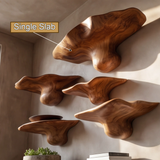 Mytherra Live Edge Solid Wood Mushroom Floating Shelf SPA353852 - Timberustic Floating Shelf