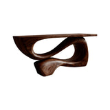 Nalore Sculpted Solid Wood Console Table
