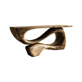Nalore Sculpted Solid Wood Console Table