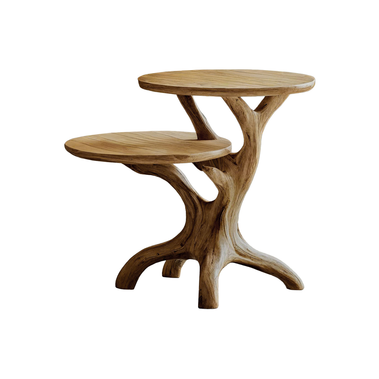 Natural Root Solid Wood Side Table