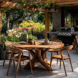 Natureroot Branchbase Solid Wood Round Dining Table