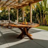 Natureroot Branchbase Solid Wood Round Dining Table