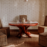 Natureroot Branchbase Solid Wood Round Dining Table