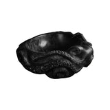 Nautivar Octopus Form Handcarved Solid Wood Sculpted Vessel Sink Black - Timberustic Vessel Sinks