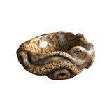 Nautivar Octopus Form Handcarved Solid Wood Sculpted Vessel Sink Natural Oak - Timberustic Vessel Sinks