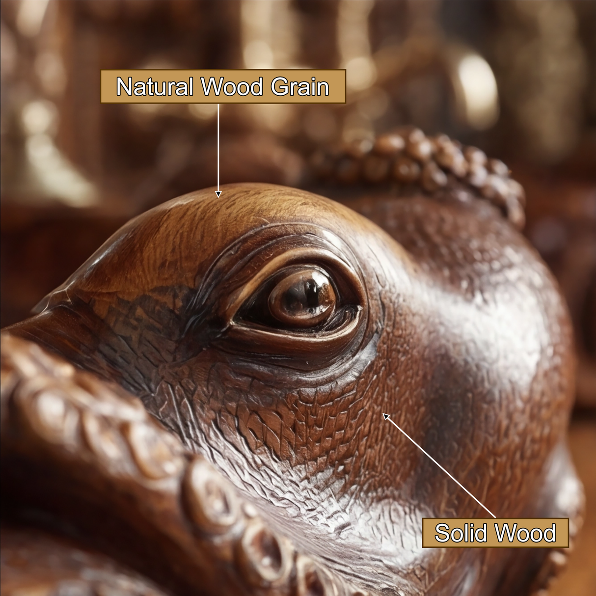 Nautivar Octopus Form Handcarved Solid Wood Sculpted Vessel Sink - Timberustic Vessel Sinks