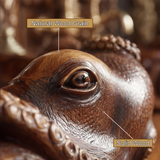 Nautivar Octopus Form Handcarved Solid Wood Sculpted Vessel Sink - Timberustic Vessel Sinks