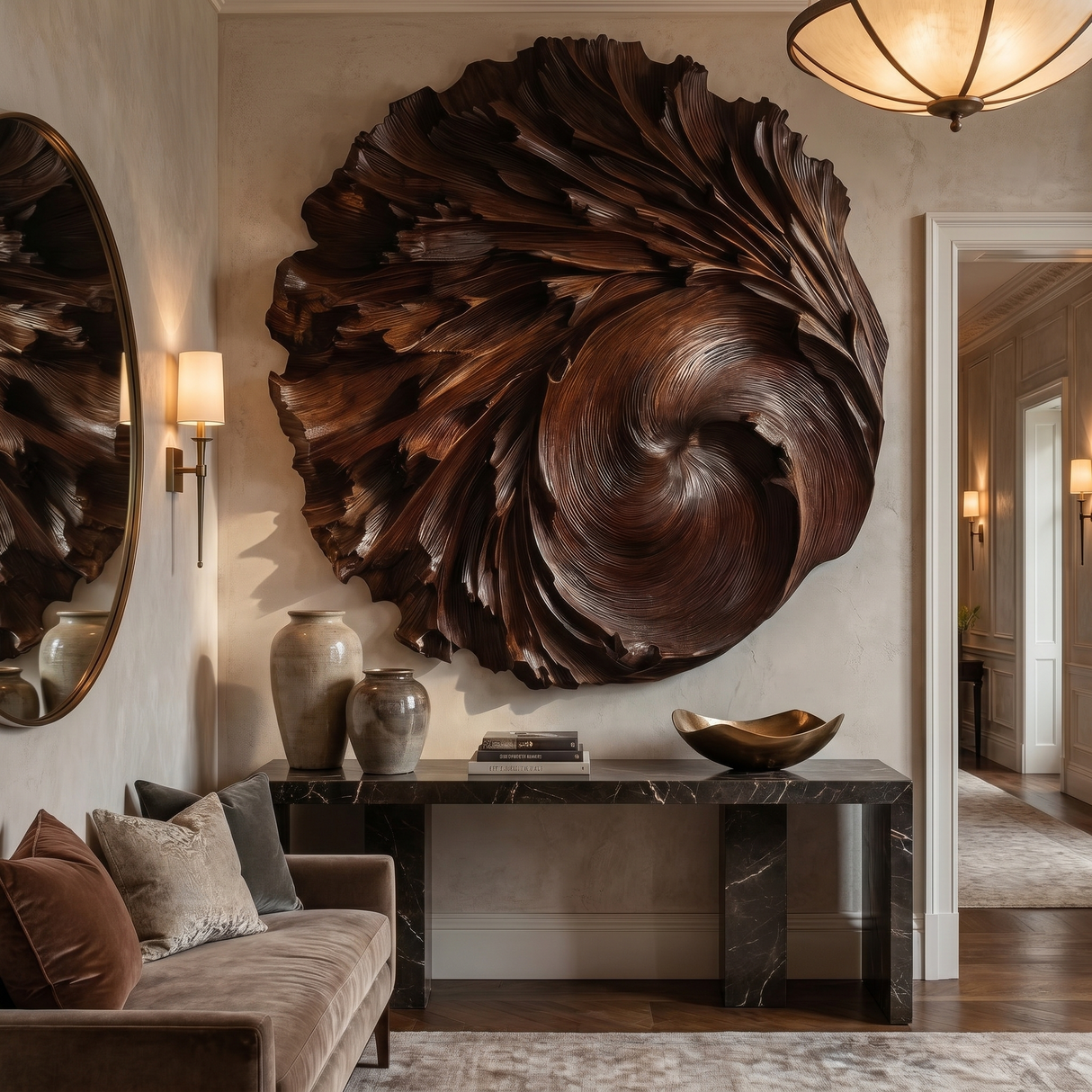 Nautryx Sculpted Solid Wood Wall Art