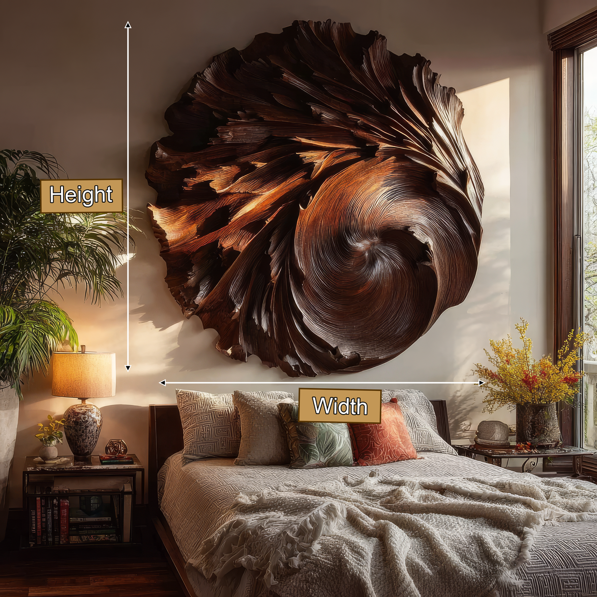 Nautryx Sculpted Solid Wood Wall Art