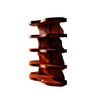 Nerava Live Edge Solid Wood Bathroom Display Shelf Mahogany - Timberustic Bathroom Display Shelf