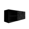 Nerith Sculpted Solid Wood Floating Bathroom Cabinet